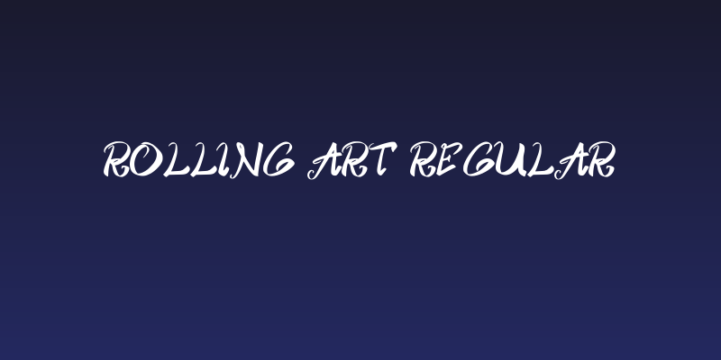 Rolling Art Regular Social Header