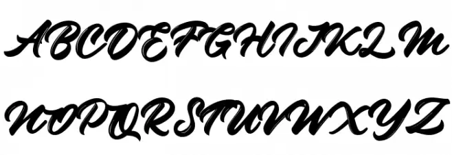 Rolling Beat_Personal Use Schriftart Groß