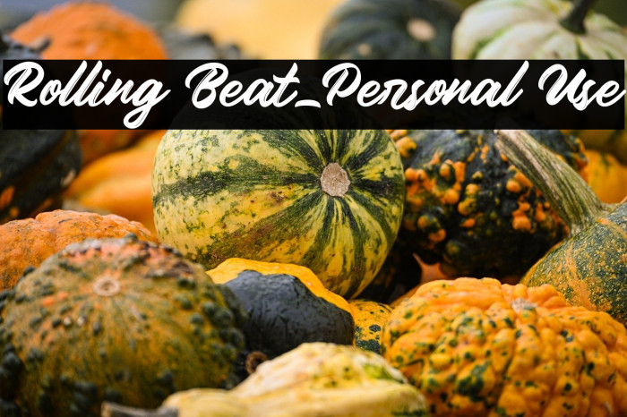 Rolling Beat_Personal Use Example 1