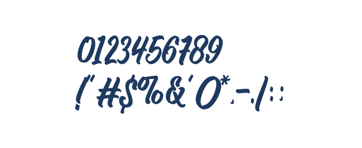 Rolling Bold Personal Use Other Characters