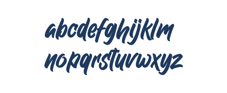 Rolling Bold Personal Use Lowercase