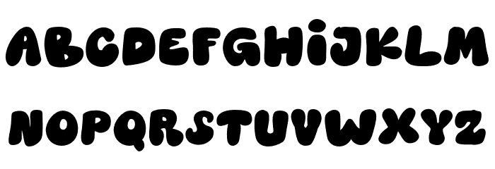 Rolling Flow Font LOWERCASE