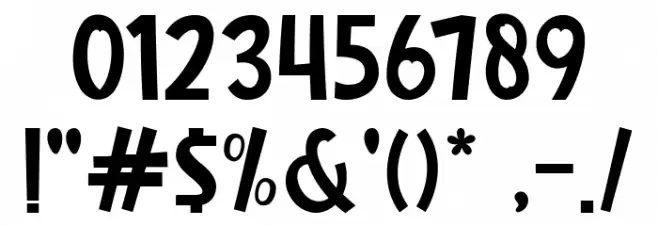 Rolling Love Font OTHER CHARS