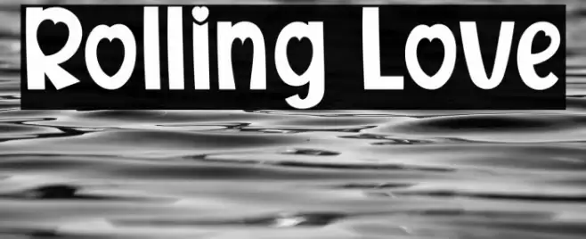 Rolling Love Font examples