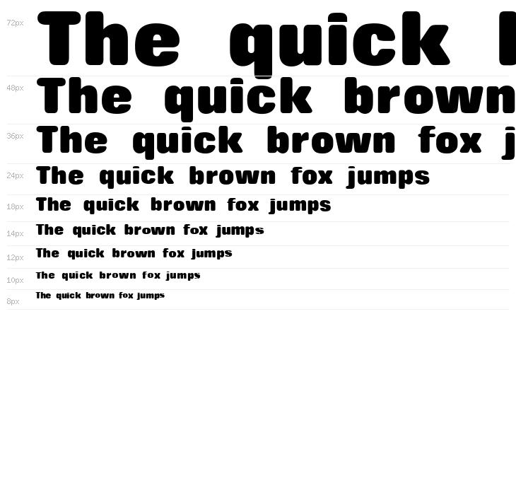 Rolling No One ExtraBold Waterfall