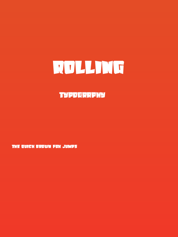 Rolling Poster