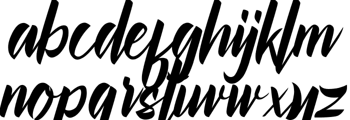 Rollingdore Font LOWERCASE