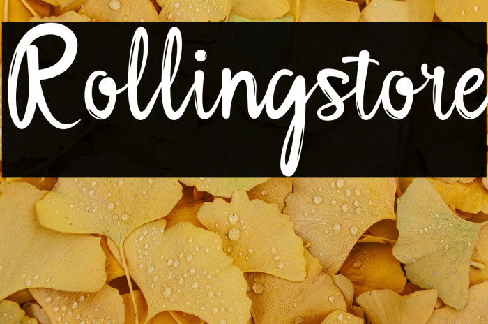 Rollingstore Example 2