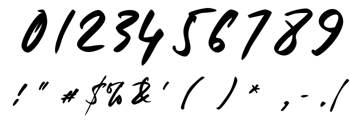 Rollingtime Font OTHER CHARS