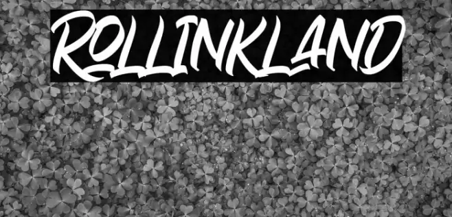 Rollinkland Font examples