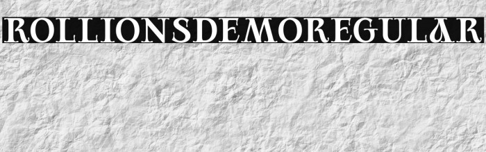 RollionsDEMO-Regular Example 3