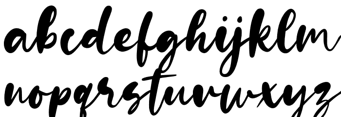 Rollis Font LOWERCASE