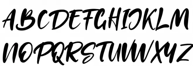 Rollis Schriftart Groß