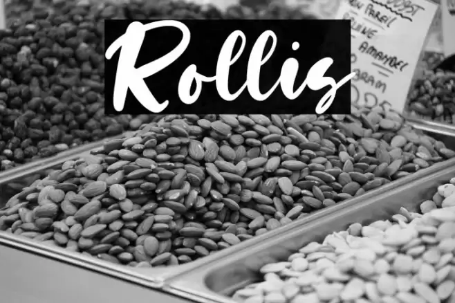 Rollis Font examples