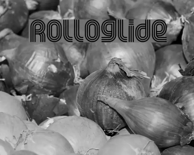 Rolloglide Fonte examples