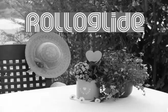 Rolloglide Fonte examples