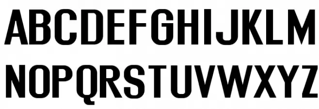 Rollout Bold Schriftart Groß