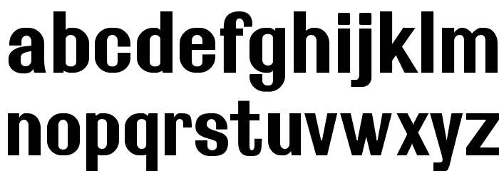 Rollout Bold Font LOWERCASE