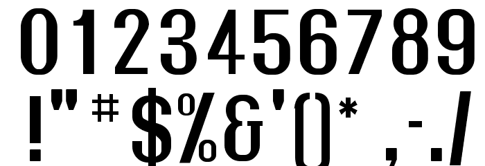 Rollout Semibold Font OTHER CHARS