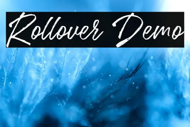 Rollover Demo Example 3
