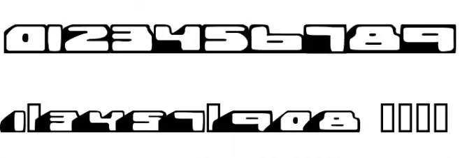 Rollover Font OTHER CHARS