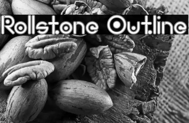 Rollstone Outline Font examples