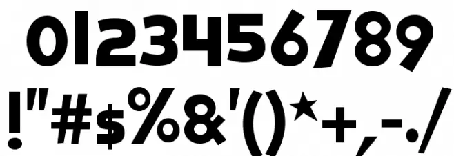 Rolly Olly Font OTHER CHARS