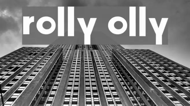 Rolly Olly Font examples