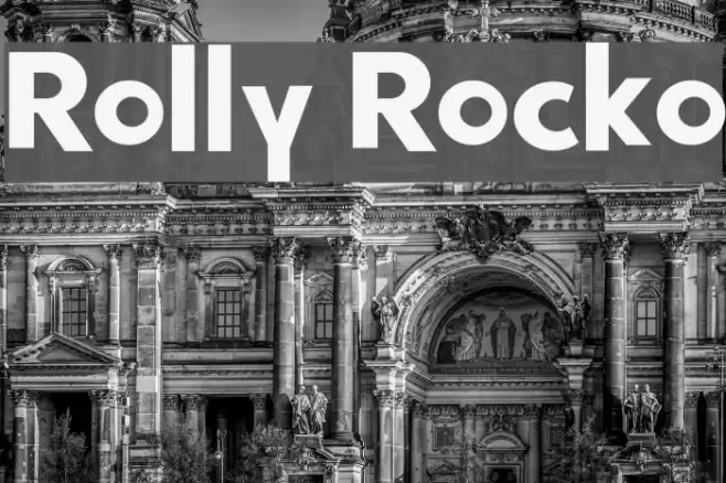 Rolly Rocko Font examples