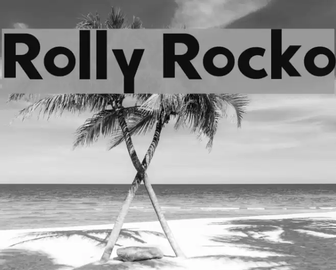 Rolly Rocko Font examples