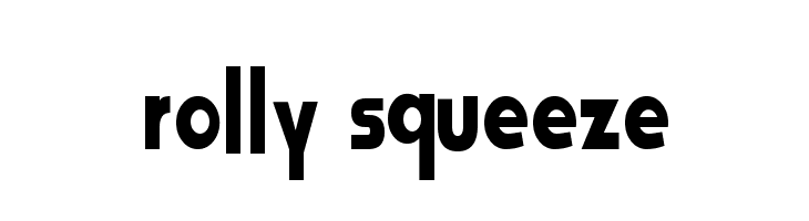 Rolly Squeeze  フリーフォントのダウンロード