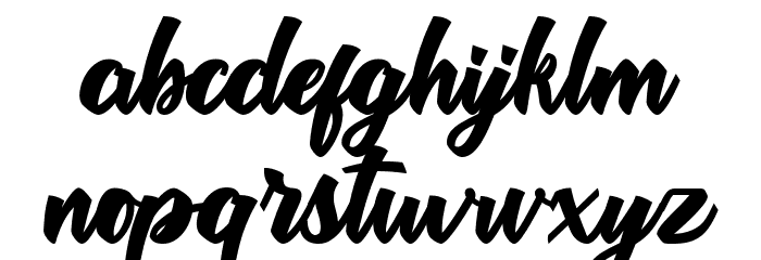 Rolyta Font LOWERCASE