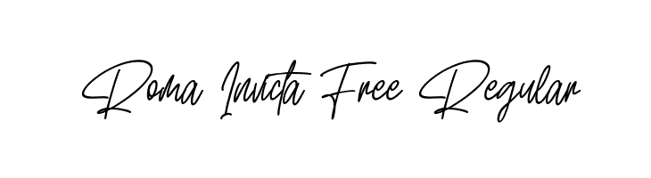 Roma Invicta Free Regular  لخطوط تنزيل