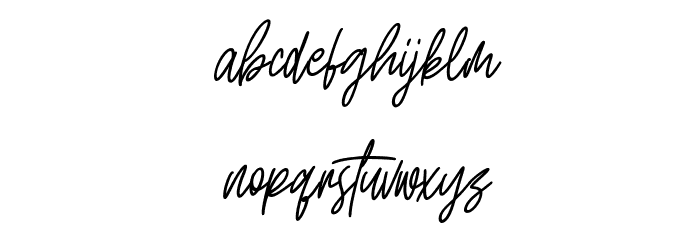 Roma Invicta Free Regular Font LOWERCASE