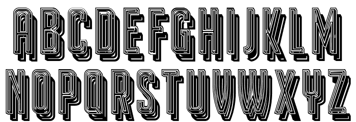 Roma Regular Font LOWERCASE