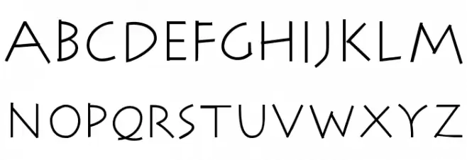 RomaCesare-Normal Schriftart Groß