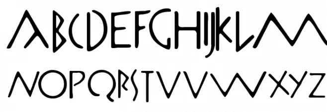 RomaMonumentalBC Font UPPERCASE