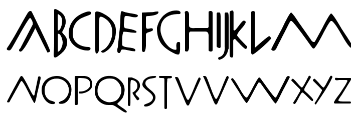 RomaMonumentalBC Font LOWERCASE