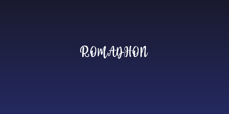 Romadhon Social Header