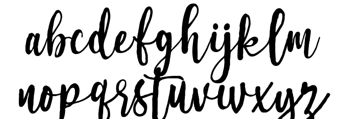 Romadhon Font LOWERCASE