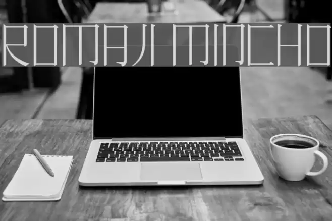 Romaji Mincho Font examples