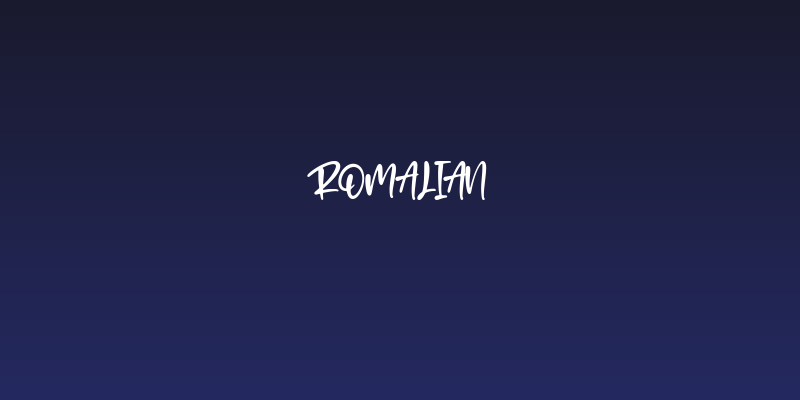 Romalian Social Header