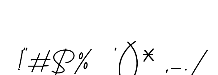 Romalin Heart Font OTHER CHARS