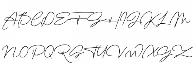 Romalin Heart Schriftart Groß