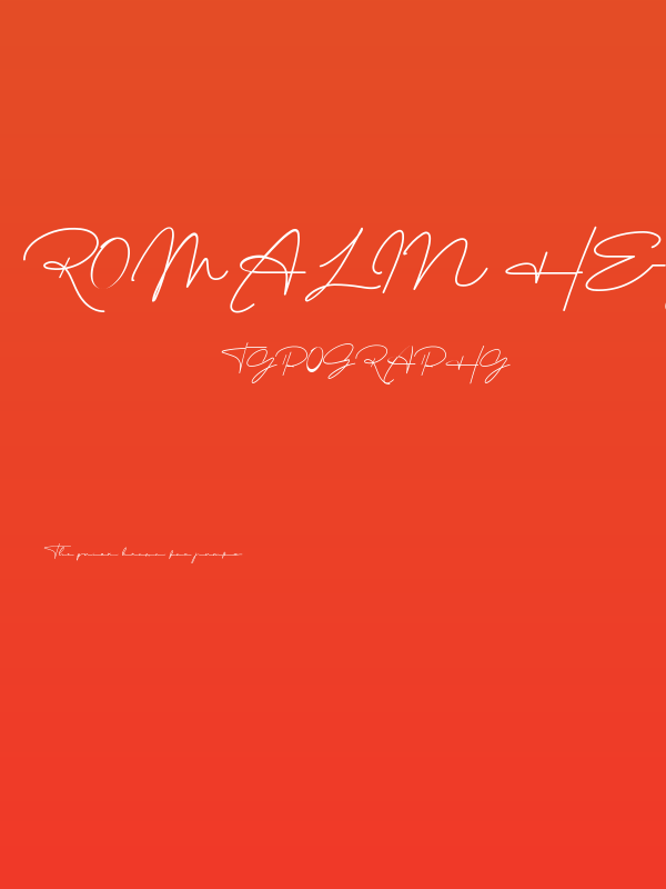 Romalin Heart Poster