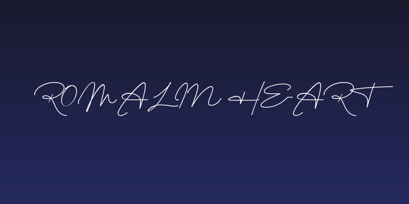 Romalin Heart Social Header