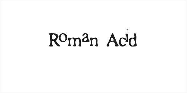 Roman Acid Logo