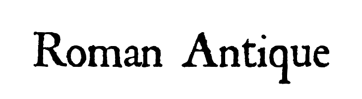 ancient roman style font