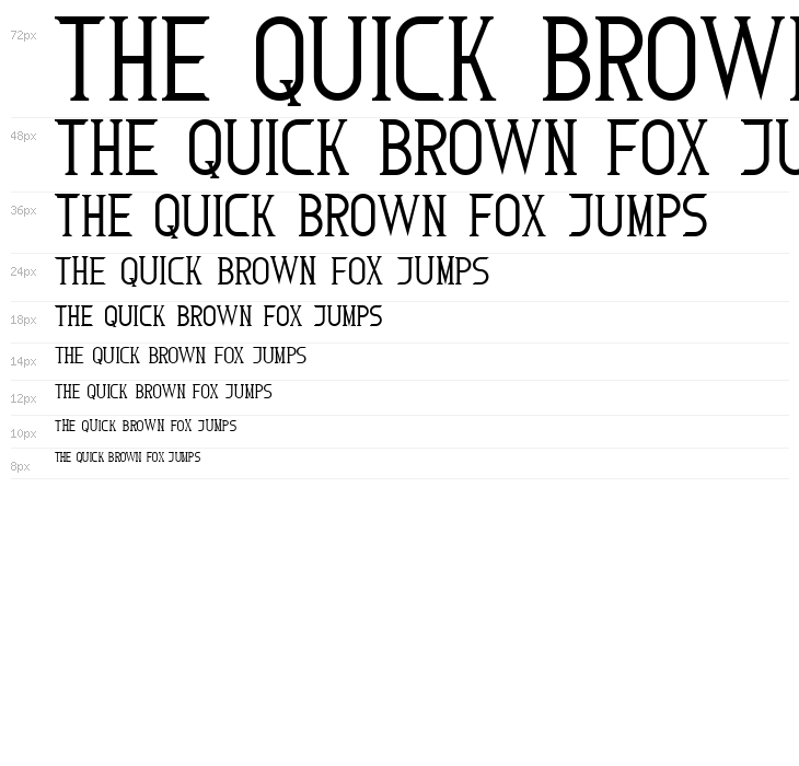 Roman Font 7 Waterfall