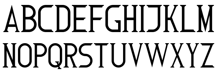 Roman Font 7 Font LOWERCASE